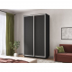 Шкаф-купе Экспресс Хит-ДСП, 120х60х220 Серый диамант