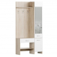Прихожая Домино-2У сонома светлый/белый