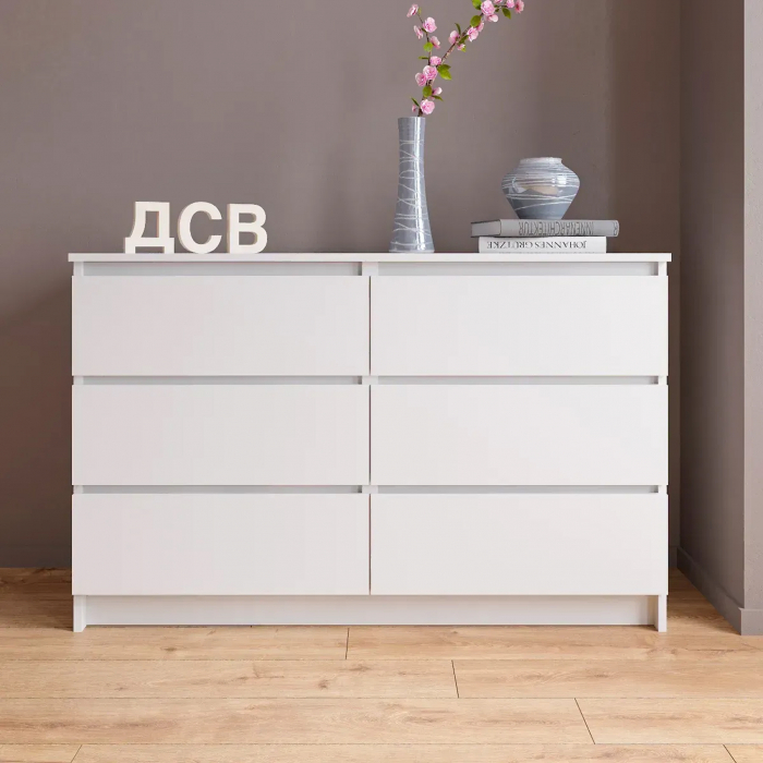 Альберт Комод МК 1200.6 (МП/3) Белый