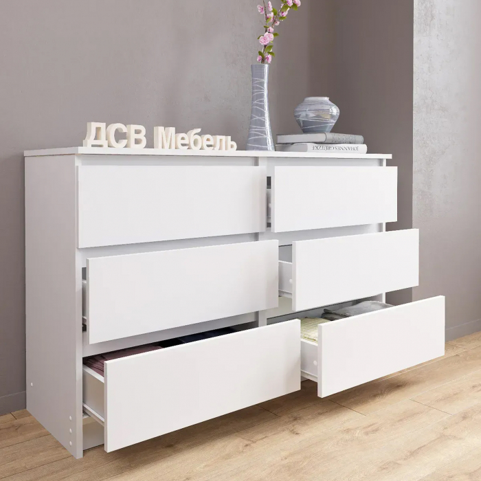 Альберт Комод МК 1200.6 (МП/3) Белый
