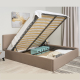 Кровать Амелия 120*200 Микровелюр Newtone Cacao