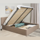 Кровать Амелия 160*200 Микровелюр Newtone Cacao