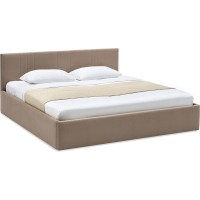 Кровать Амелия 180*200 Микровелюр Newtone Cacao