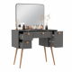 Трюмо в спальню в лофт стиле 4-25919 цвет графит