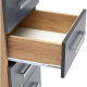 С/Г Мартина Комод 400 Графит/крафт 
