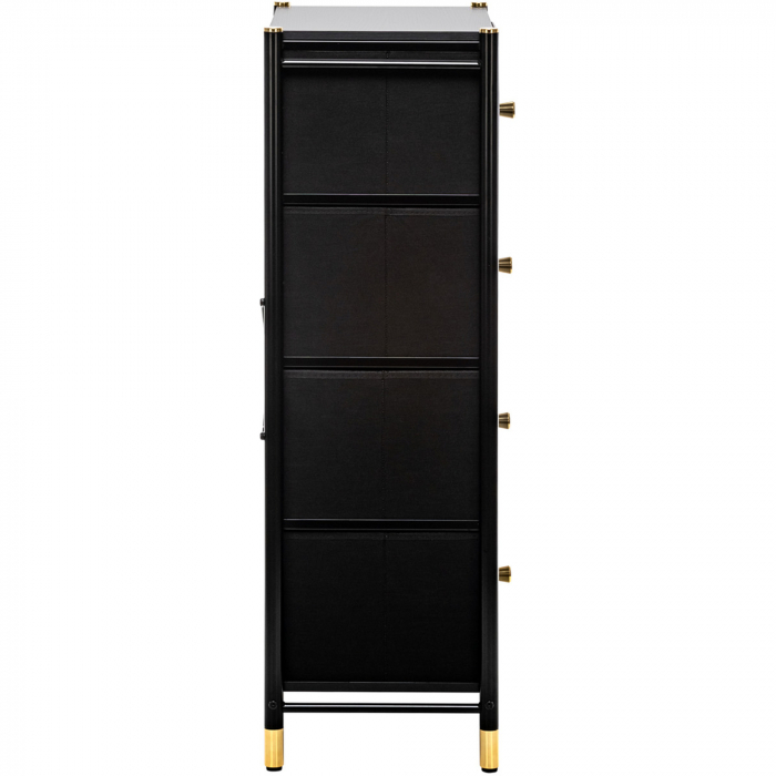 Комод с 4-мя ящиками Leset Хайди черный
