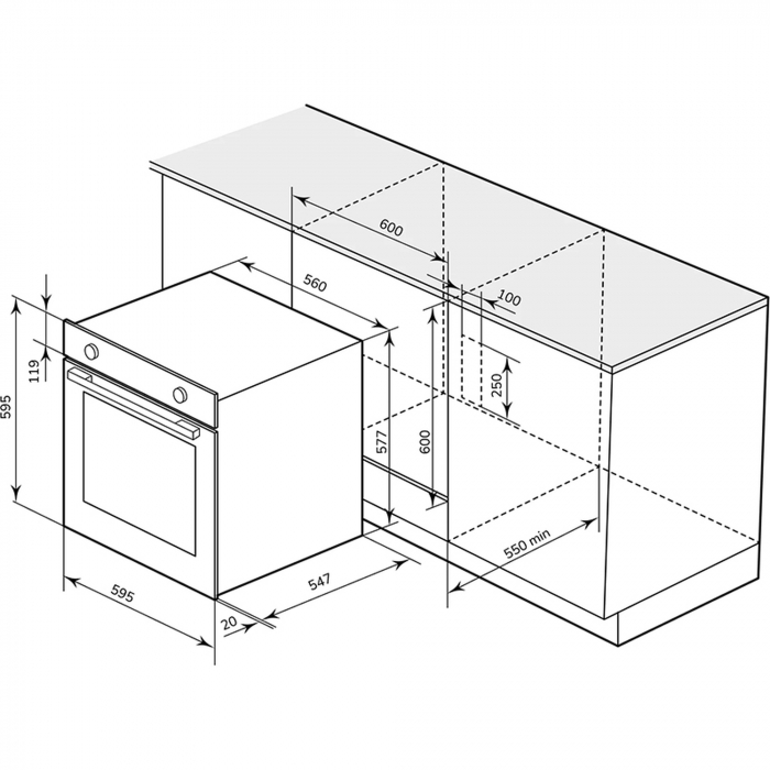 Духовой шкаф MILLEN MEO 6003 BB