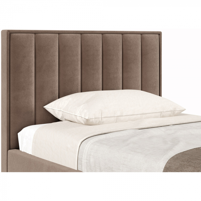 Кровать Анкона велюр какао 120см Подъемная