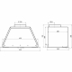 Встраиваемая вытяжка BOX черный 52см