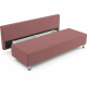 Диван еврокнижка Канна розовый
