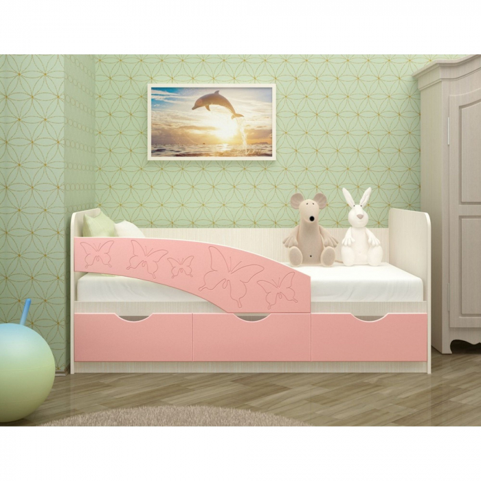 Кровать Бабочки 1,8*0,8м детская