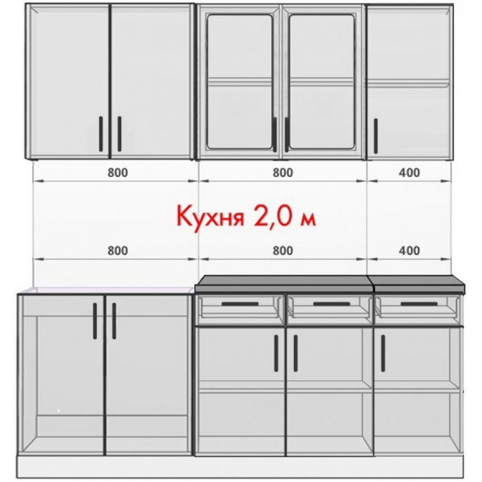 Кухня Ирина 2,0м