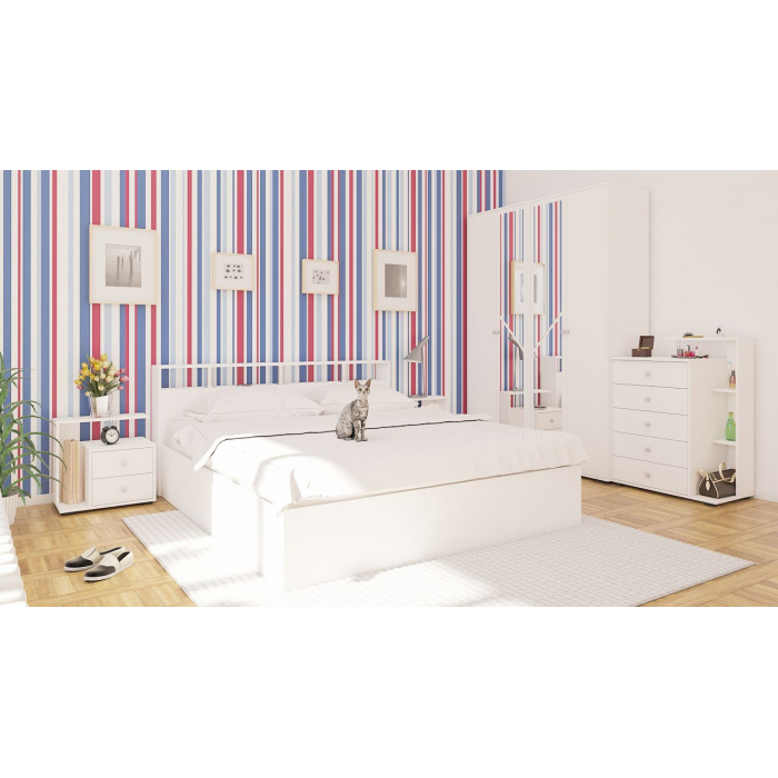Кровать Камелия 1800 белый