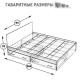 Кровать с ящиками Стандарт 0900 венге